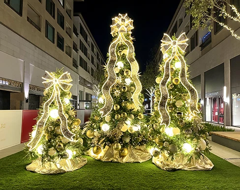 holiday commercial landscaping Houston